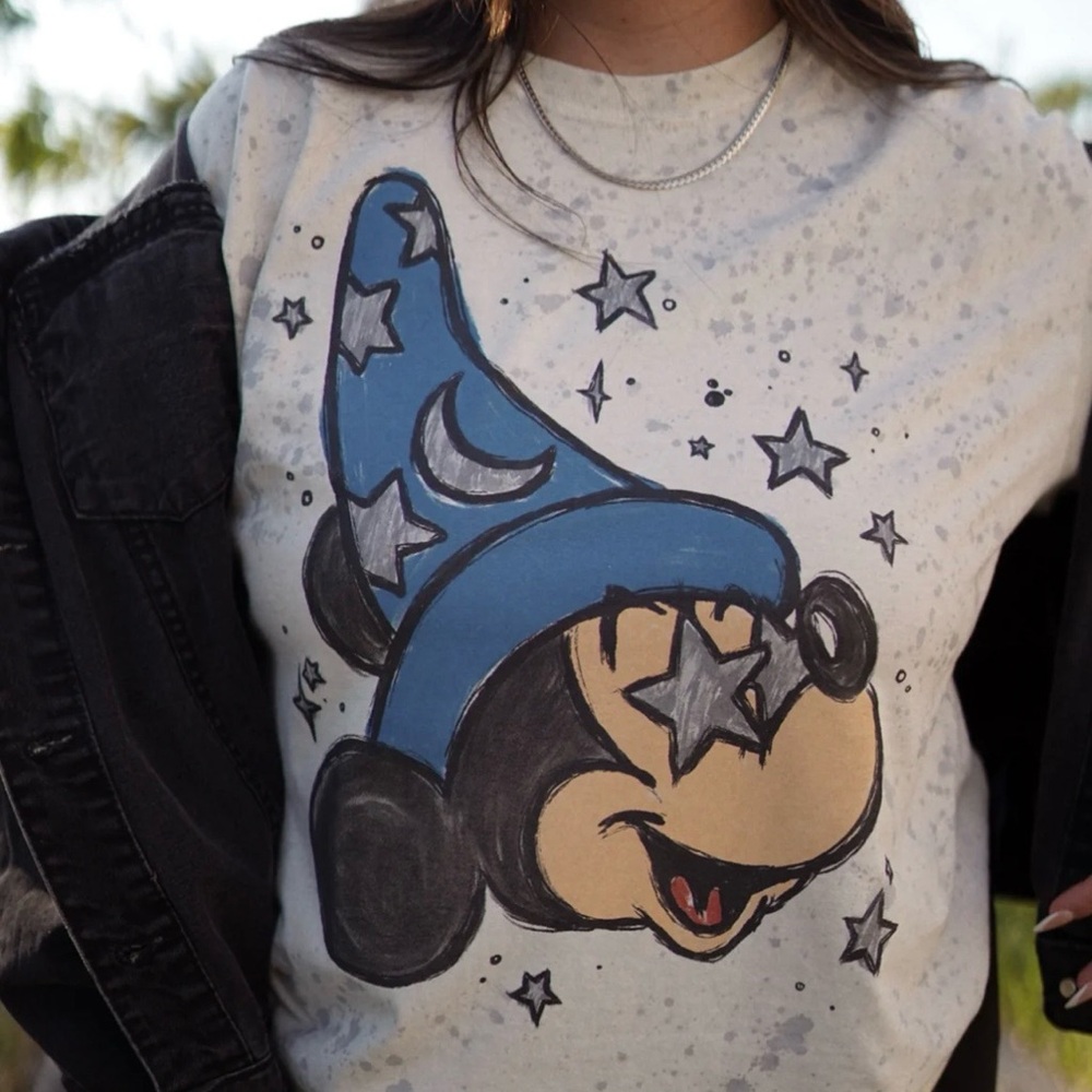 Comfort Colors Size Chart Poster in Blue and Cream